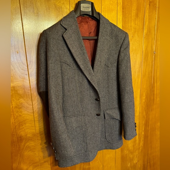 70's Men's Brown Check Tweed Sports Coat by Levins Brothers, Inc. main image 0